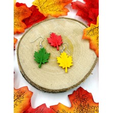 Naszyjnik Liść klonu kolory