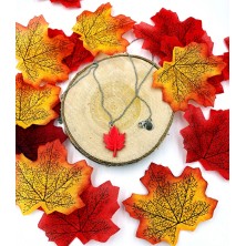 Naszyjnik Liść klonu kolory