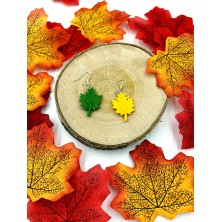 Kolczyki Liść Klonu