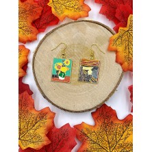 Kolczyki Malarstwo: Van Gogh - Munch