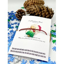 Bransoletka świąteczna z zawieszkami