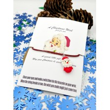 Bransoletka świąteczna z zawieszkami