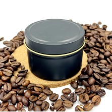 Świeca sojowa w metalowym pojemniczku