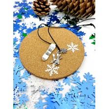 Naszyjnik Snowboard/Narty