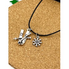 Naszyjnik Snowboard/Narty