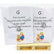 Naszyjniki Mały Książe i lisek 2szt