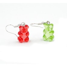 Kolczyki Haribo miś kolory