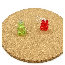 Kolczyki Haribo miś kolory