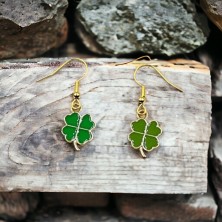 Kolczyki Koniczynka na szczęście