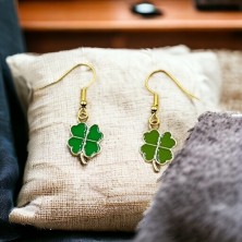 Kolczyki Koniczynka na szczęście