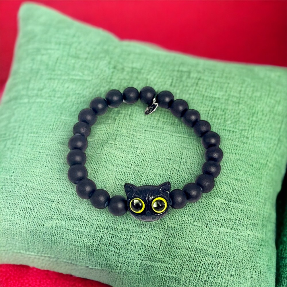 Bransoletka CZARNY KOT