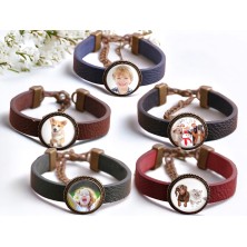 Bransoletka Twoje zdjęcie zielona