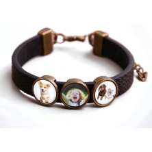 Bransoletka 3 zdjęcia - czarna