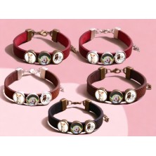 Bransoletka 3 zdjęcia - czarna