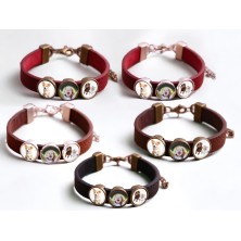 Bransoletka 3 zdjęcia - czarna