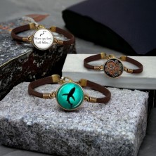 Bransoletka personalizowana ze zdjęciem rzemyk