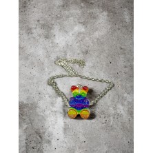 Naszyjnik Haribo tęczowy