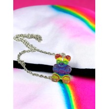 Naszyjnik Haribo tęczowy