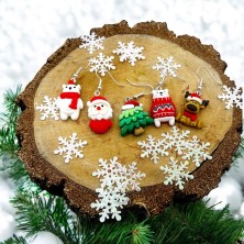 Kolczyki Świąteczne MIX