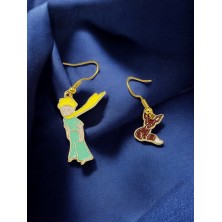 Kolczyki Mały Książe i Lis