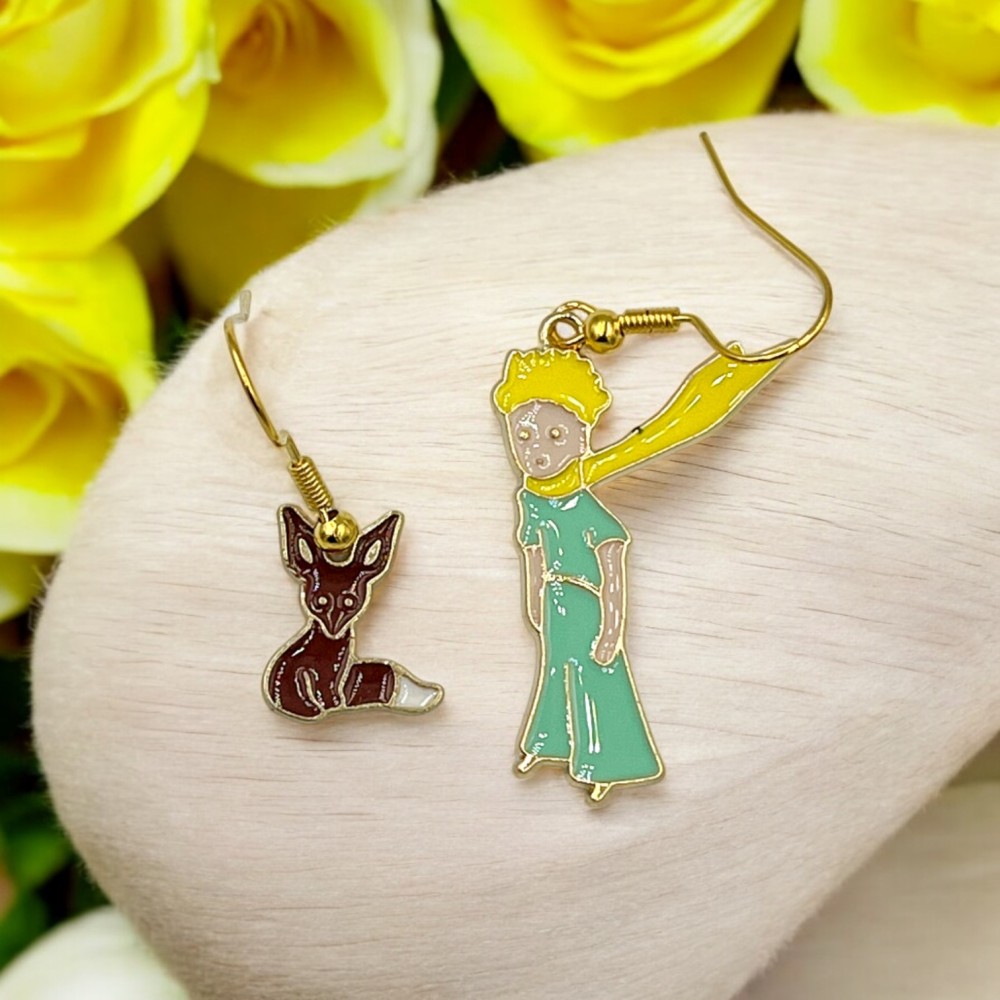 Kolczyki Mały Książe i Lis