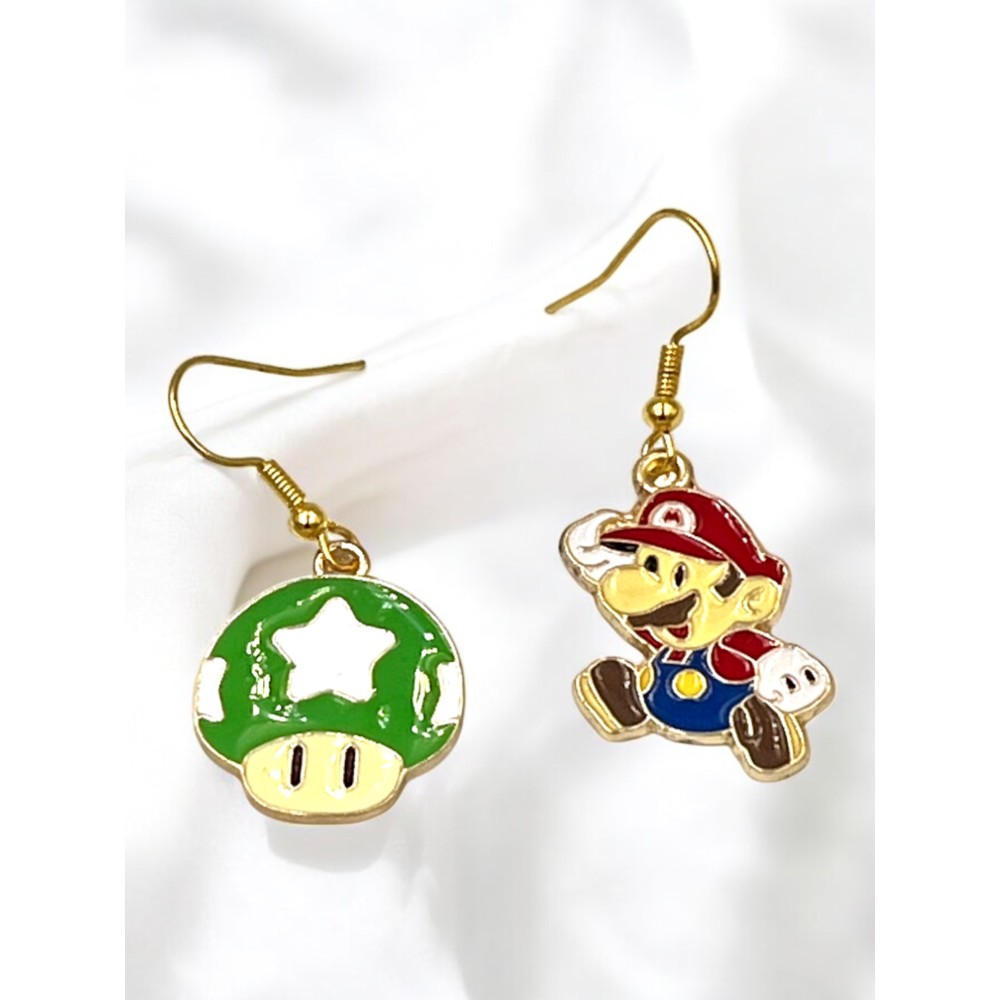Kolczyki Mario Bros