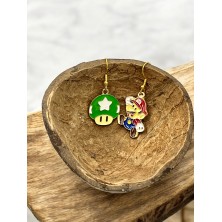 Kolczyki Mario Bros