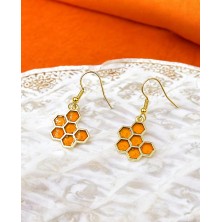 Kolczyki Plaster Miodu