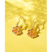 Kolczyki Plaster Miodu