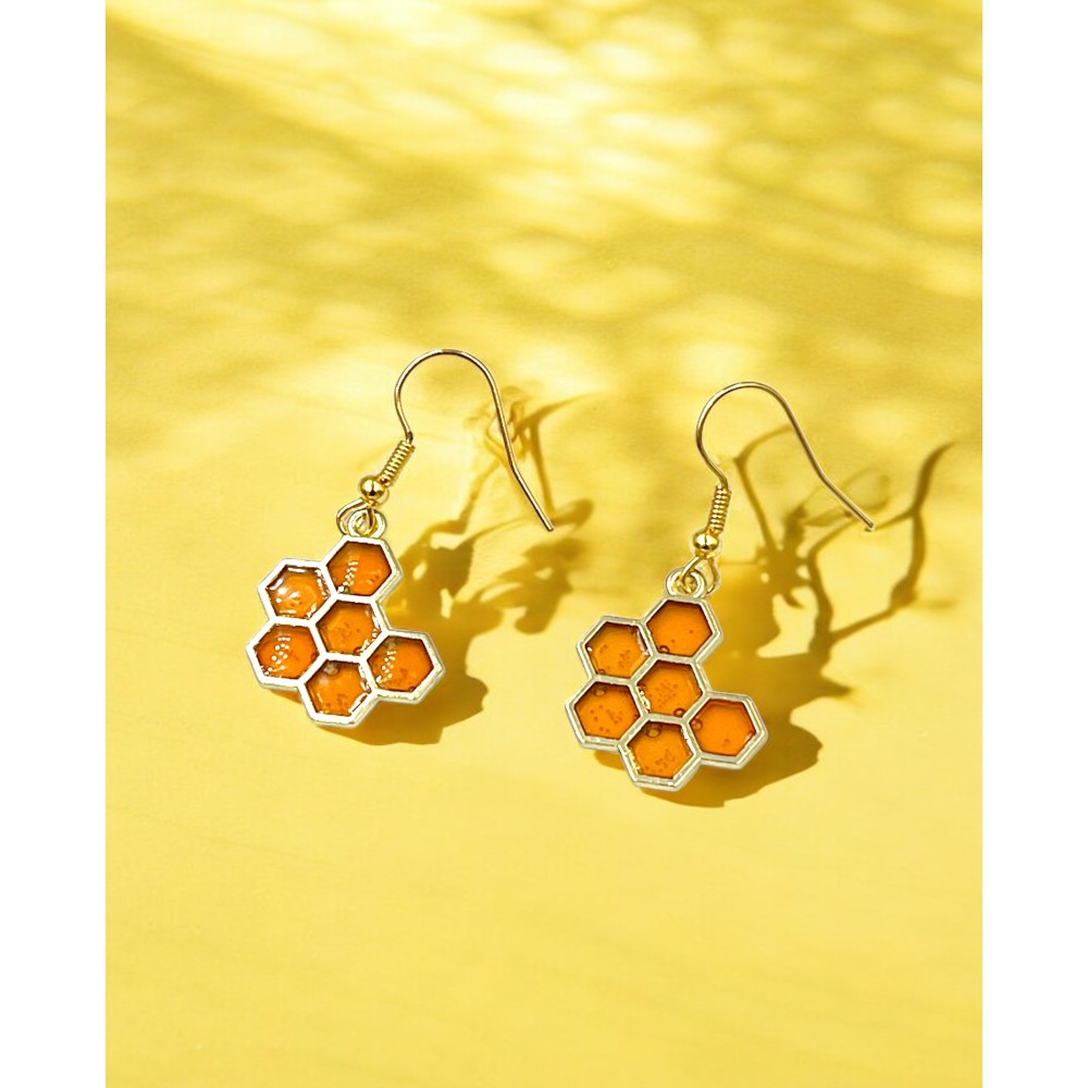 Kolczyki Plaster Miodu