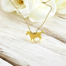 Naszyjnik Konie złoty/srebrny