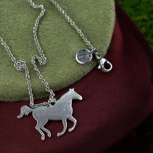 Naszyjnik Konie złoty/srebrny