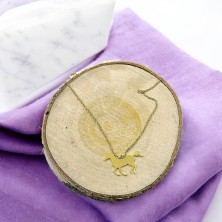 Naszyjnik Konie złoty/srebrny