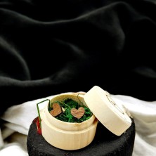 Kolczyki drewniane Serce