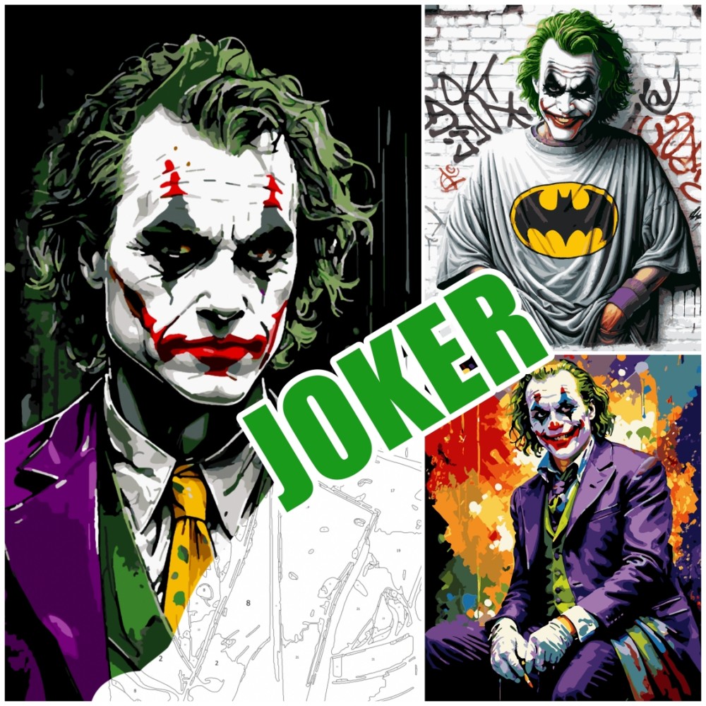 Malowanie po numerach - Joker