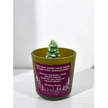 Świeca personalizowana w szkle świąteczna 270ml