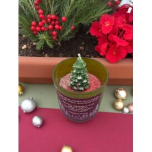 Świeca personalizowana w szkle świąteczna 270ml