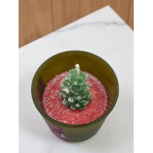 Świeca personalizowana w szkle świąteczna 270ml