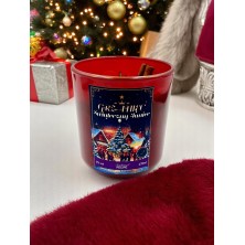 Świeca personalizowana w szkle świąteczna 270ml