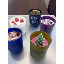 Świeca personalizowana w szkle świąteczna 270ml