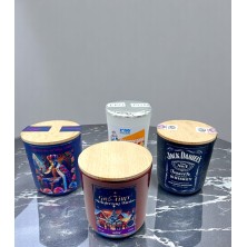 Świeca personalizowana w szkle świąteczna 270ml