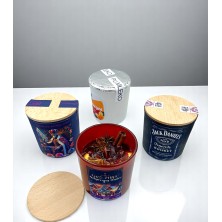 Świeca personalizowana w szkle świąteczna 270ml