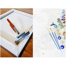 Malowanie po numerach Mops