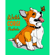 Malowanie po numerach Corgi