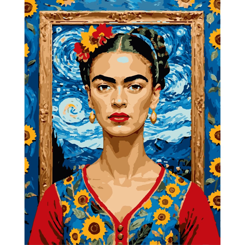 Malowanie po numerach - Frida Van Gogh