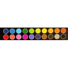 Kropkowanie dotting obraz ze zdjęcia kolorowy