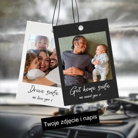 Odświeżacz powietrza zawieszka zapachowa z Twoim zdjęciem