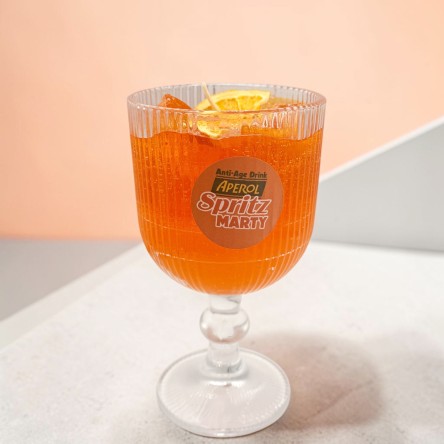 Świeca Spritz pomarańczowy personalizowana w szkle