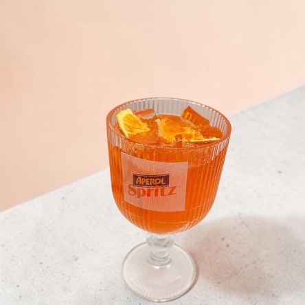 Świeca Spritz pomarańczowy personalizowana w szkle