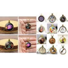 Naszyjnik 25mm personalizowany złoty